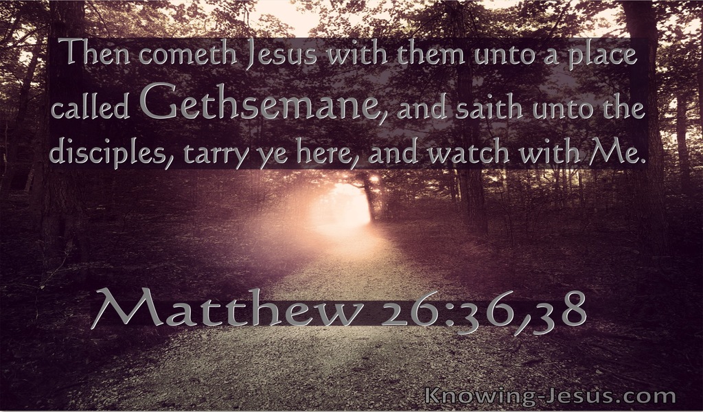 Matthew 26:36 Then Cometh Jesus To A Place Called Gethsemane (utmost)04:05